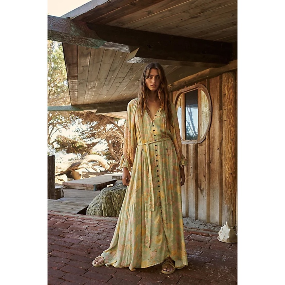 Spell Butterfly Gown in Botanical